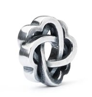 Charm Trollbeads in Silver INTRECCI D'AMORE 30152 - INTRECCI D'AMORE 30152